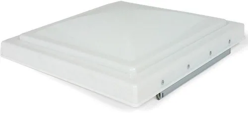 Vista 5 de Tapa de ventilación de policarbonato blanco irrompible de Camco 40160/40167 (pre 1994), Ventline (modelos anteriores al 2008) / Elixir