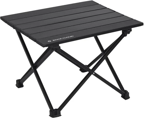 Vista 28 de ROCK CLOUD Mesa de campamento portátil de aluminio ultraligera, mesa de playa plegable para camping, senderismo, mochileros, picnic al aire libre
