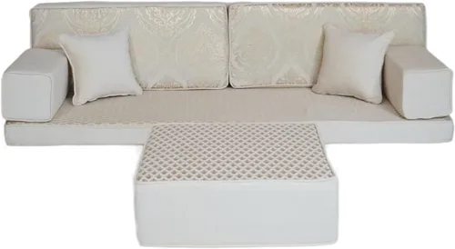 Vista 4 de arabicsofa Sofá de Majlis Árabe – Asientos de Piso Modulares Hechos a Mano