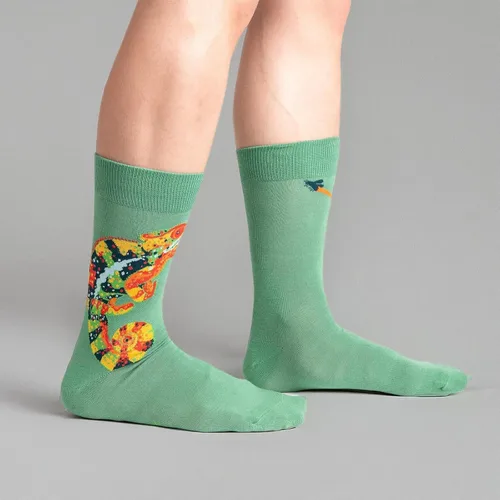 Vista 62 de Sock It To Me - Calcetines con diseño de extraterrestres y del espacio para hombre