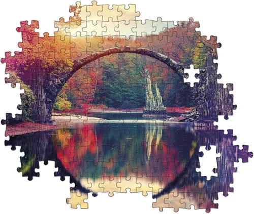 Vista 4 de Clementoni 35119 Peace Mindful Reflection - Rompecabezas para adultos, 500 piezas, fabricado en Italia, multicolor, mediano