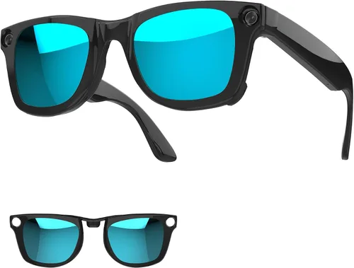 Vista 10 de Polarized Clip-on for Ray-Ban Meta Wayfarer Gen 2/1 Standard 50-22 (Silver)