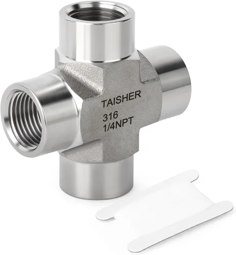 Vista 29 de TAISHER 1 pieza de forja de accesorios de tubería de acero inoxidable 304, 1/2 "NPT macho x 1/2 "NPT hembra x 1/2" NPT accesorios de tubería macho