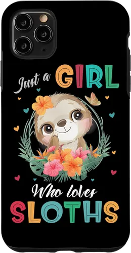 Vista 13 de Just a Girl Who Loves Sloths Case for iPhone 17