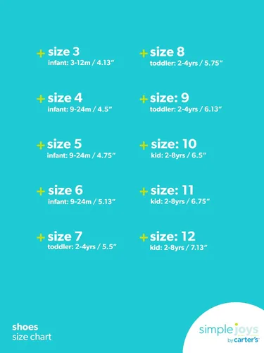 Vista 6 de Simple Joys by Carter's Zapato casual Mary Jane para niñas y niños pequeños