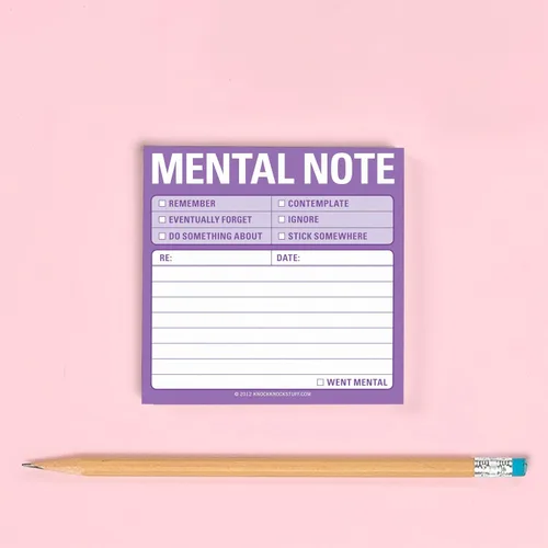 Vista 4 de 1 unidad de notas adhesivas Knock Knock para notas mentales, libretas de lista de tareas, cada una de 7,62 x 7,62 cm