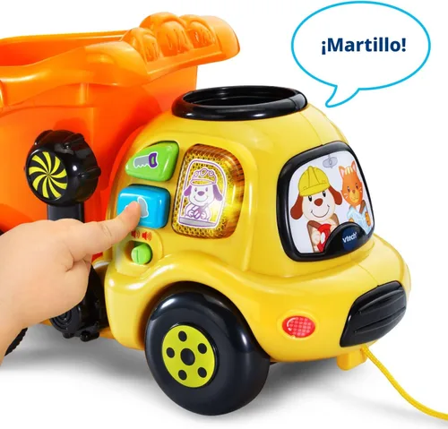 Vista 4 de VTech – Camión de basura de juguete – exclusivo en línea Naranja
