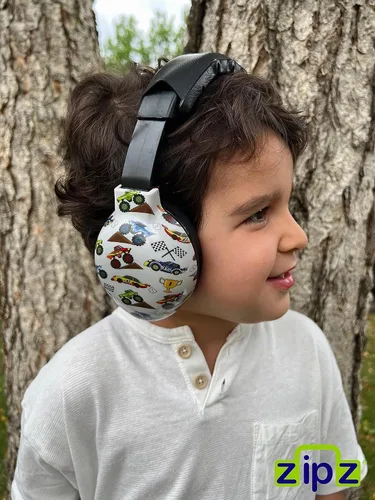 Vista 4 de ZIPZ EarVolution Baby & Toddler Earmuffs for Noise Protection, 0-4 Years USA brand; ANSI-certified, audiologist-recommended hearing protection; fun