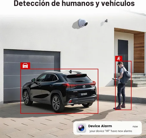 Vista 3 de Anpviz sistema de la cámara de seguridad de 8CH 4K PoE, cámaras IP