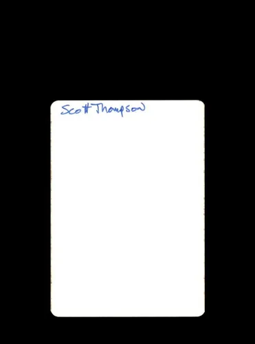Vista 2 de Scot Thompson Signed Original 1970`s 4x5 Snaphot Photo Chicago Cubs At Wrigley 2