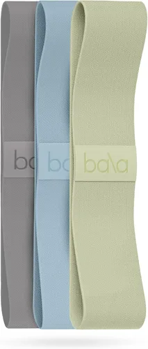 Vista 7 de Bala Bandas de resistencia para mujeres y hombres - Bandas de ejercicio de tela para entrenar - Bandas de muñeca, tobillo, piernas y glúteos