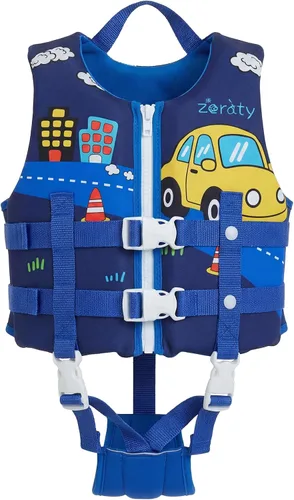 Vista 11 de Zeraty - Chaleco de natación para niños de neopreno, chaleco flotante para niños, ayuda para nadar para niños niñas y niños, 20-30-40-50-60-70-80