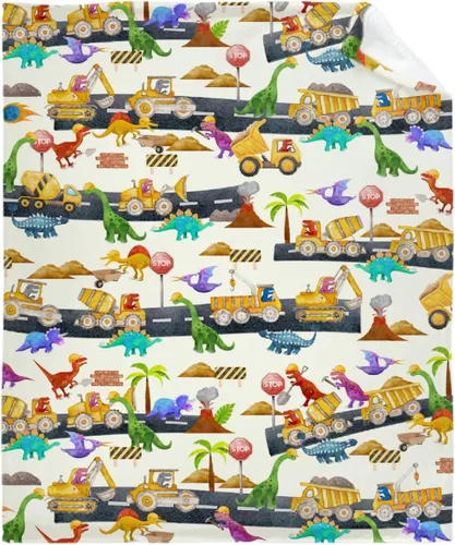 Vista 11 de Regalos de Mantas de Dinosaurio de Navidad Súper Suaves y Ligeras de Franela para Niños, Adultos, Adecuadas para Sofá, Cama, Campamento, Viajes