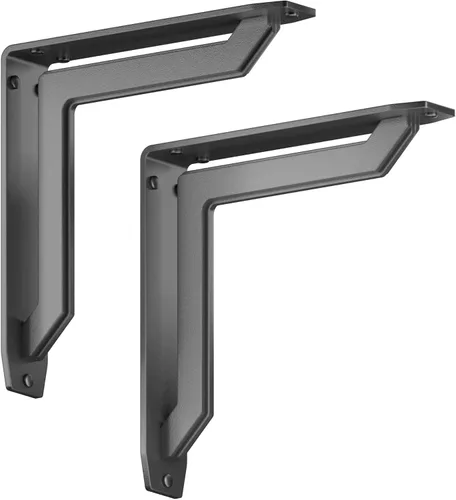 Vista 10 de Starby Lucca Designer Series - Soportes decorativos resistentes de servicio pesado para repisas de chimenea y encimeras. Ménsulas bellamente