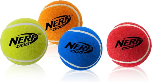 Vista 4 de Nerf Perro 5.5in Wave Squeak Football - Naranja