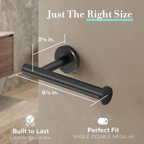 Vista 3 de Gatco 4243 Latitude II - Soporte para pañuelos, 4243MX Mate negro