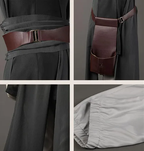 Vista 5 de Masfrida Disfraz de Rey para mujer Rise of SW Cosplay Rey Batalla, traje de guerrero, traje completo de Halloween para adultos