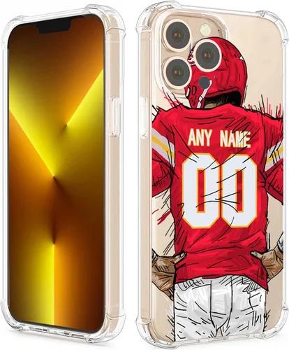 Vista 11 de Funda protectora personalizada con nombre y números para iPhone 15, 14, 13, 12, 11 Xs Max XR 8 7 6 Plus 11 Pro Mini, delgada, a prueba de golpes