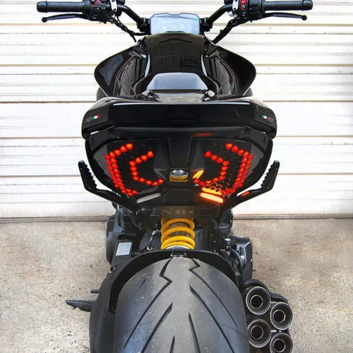 Vista 5 de New Rage Cycles Eliminador de guardabarros compatible con Ducati Diavel V4 (2023 - presente)