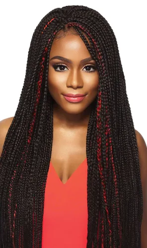 Vista 9 de Outre X-Pression Braid - Trenza preestirada de 52 pulgadas 3X (1 paquete, 3T/BERRY POP)