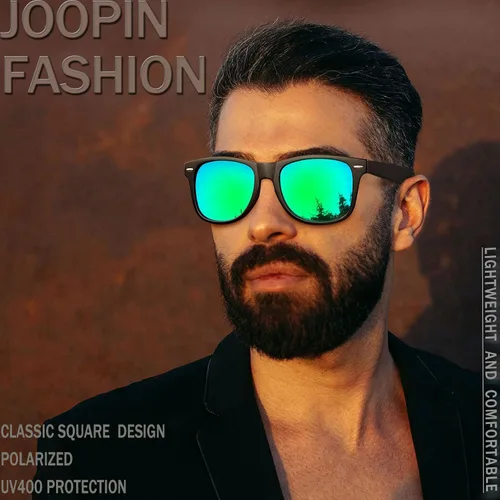 Vista 2 de Joopin Gafas de sol cuadradas polarizadas con protección UV para hombre y mujer