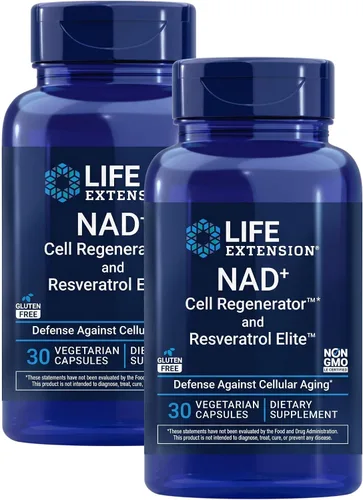 Vista 12 de Life Extension NAD+ Regenerador Celular y Resveratrol Elite, 30 Cápsulas