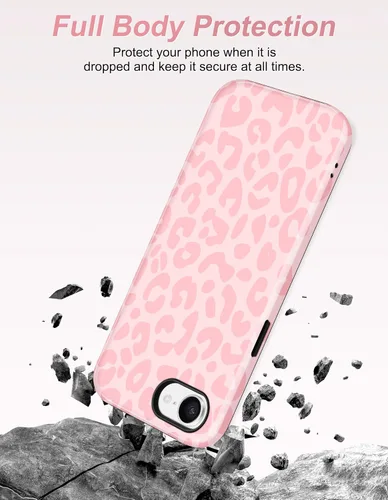 Vista 525 de Jusy Funda compatible con MagSafe con estampado de caparazón de tortuga marrón para iPhone 7/8/SE, cubierta protectora de TPU suave magnética