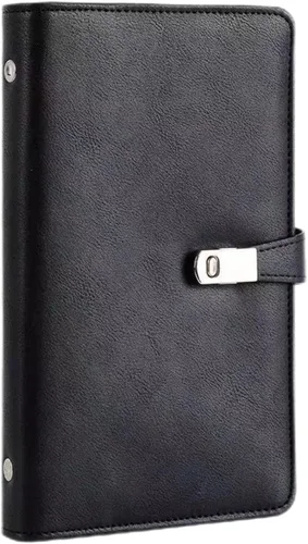 Vista 11 de Organizador de tarjetas de visita, soporte para tarjetas de crédito, organizador de tarjetas de crédito, estuche de almacenamiento Rolodex con 120