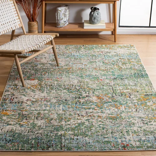 Vista 13 de SAFAVIEH Colección Madison - Alfombra de acento 2'2" x 4', negro y dorado, diseño abstracto moderno, no desprende pelusa y fácil cuidado, ideal