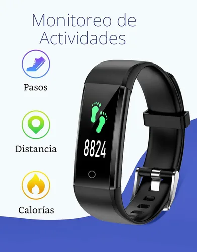 Vista 2 de GRV - Reloj de seguimiento de acondicionamiento físico sin Bluetooth, sin aplicación, sin teléfono requerido; impermeable, reloj con podómetro
