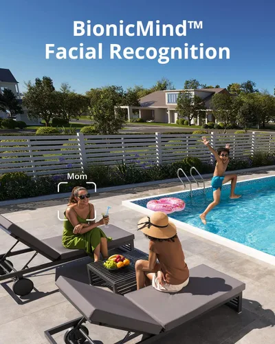 Vista 5 de eufy Security S330 eufyCam 3 - Kit de 2 cámaras (renovado) 4K Camera with Solar Panel, Forever Power, Face Recognition AI, Expandable Local