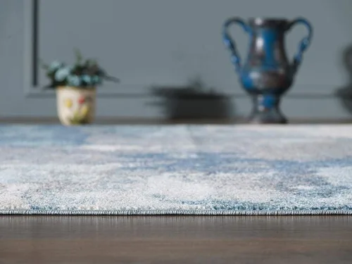 Vista 6 de Luxe Weavers Nuvola - Alfombra abstracta Azul