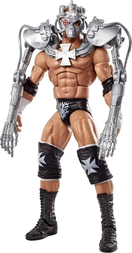 Vista 12 de Figura WWE Elite, 123 Kid Articulación de lujo, atuendo de anillo auténtico, accesorios icónicos, expresión detallada de personajes