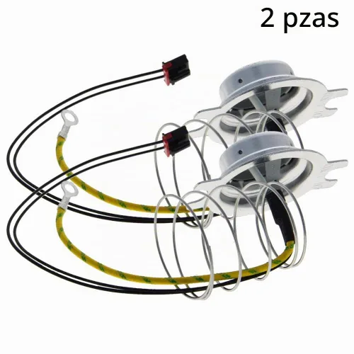 Vista 2 de Fielect 2pcs termostato de la olla arrocera, centro magnético controlador de temperatura fusibles sensor 100K
