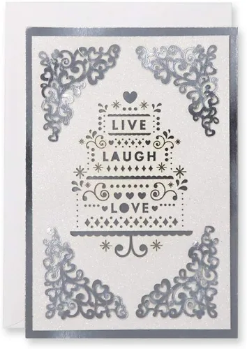 Vista 7 de Tarjeta de boda Hallmark Signature (novia y novio)