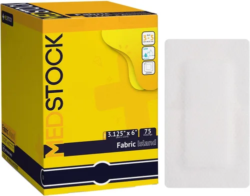 Vista 8 de MEDSTOCK Apósito de tela para islas, 2 x 2.75 pulgadas (paquete de 100), cuidado adhesivo de heridas, adecuado para heridas quirúrgicas, pastos