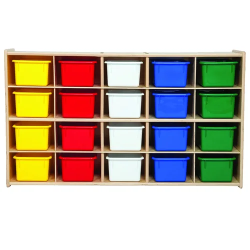 Vista 15 de Contender Estante preescolar Cubby para estante de almacenamiento de aula