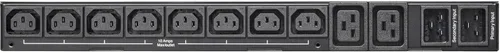 Vista 3 de Tripp Lite PDU medido, interruptor de transferencia automática (ATS), tarjeta de red WEBCARDLX, 20A, 200-240V, 3.8kW - 8 salidas C13 y 2 salidas