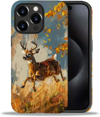 Vista 12 de CARLOCA Funda compatible con iPhone 15 Pro Max, funda protectora de gato en A para iPhone 15 Pro Max, TPU suave + PC duro 2 en 1, funda protectora