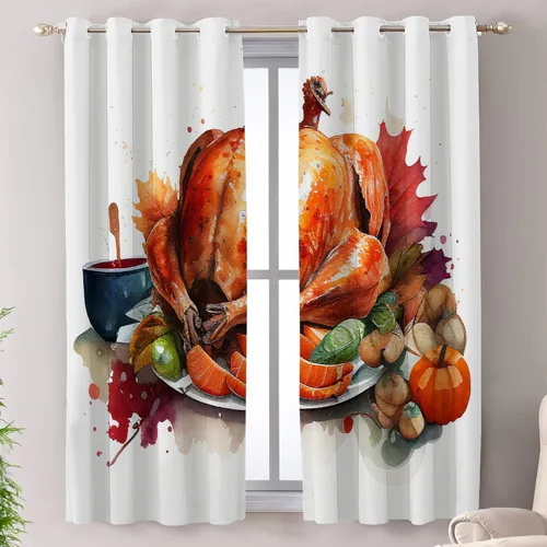 Vista 52 de Shrahala Abstract Colorful Blackout Curtain Tiers, Modern Ative Kitchen Valance Light Blocking Tier Drapes with Rod Pocket, 2 Pack 26 X 24 in