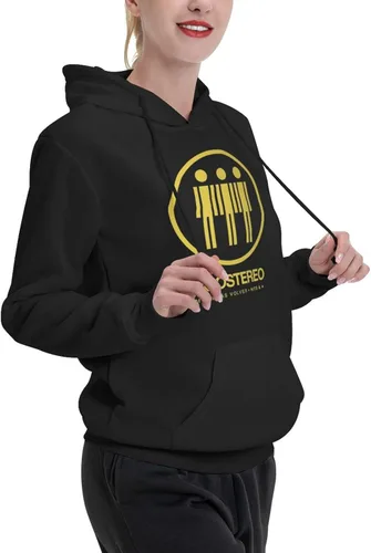Vista 4 de Soda - Sudadera con capucha Stereo Me Vers Volver Hits & Ms para mujer, de manga larga, a la moda