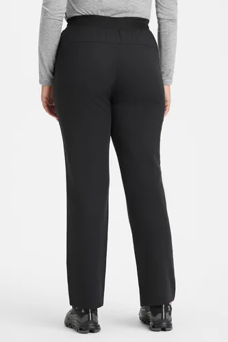 Vista 3 de Fabletics MotionTech - Pantalón médico de rendimiento para mujer, elástico en 4 direcciones, con bolsillos, resistente a las arrugas, ajuste