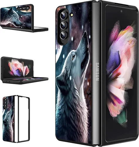 Vista 31 de Funda para Samsung Galaxy Z Flip 5 5G, Galaxy Z Flip 5, PC duro a prueba de golpes, plegable, duradera, resistente a los arañazos, para Samsung Z