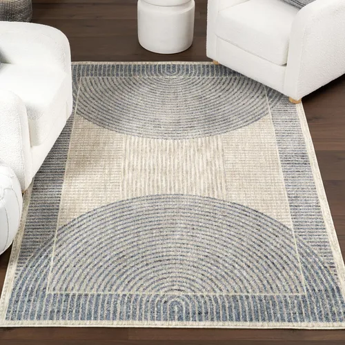 Vista 12 de Nuloom Aadhya - Alfombra geométrica de 2 x 8 pies para sala de estar, dormitorio, comedor, entrada, pasillo, color marrón claro
