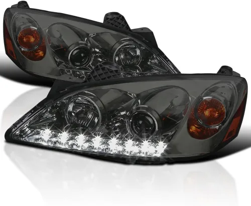 Vista 10 de SPEC-D TUNING Faros delanteros negros con LED