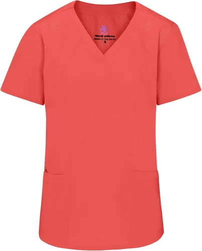 Vista 51 de Natural Uniforms Conjunto de ropa quirúrgica elástica para mujer con tallas regulares y pequeñas