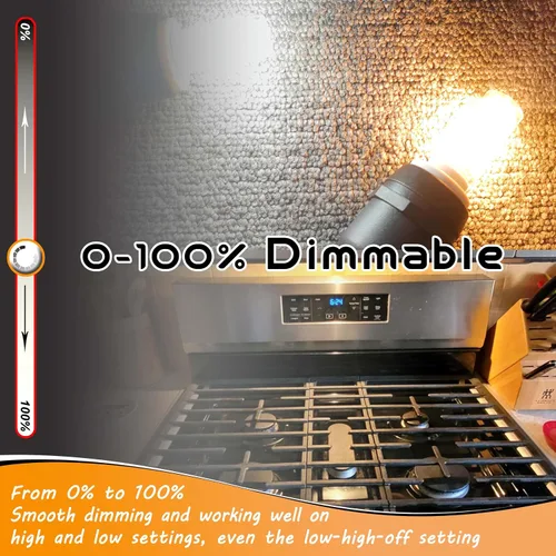 Vista 4 de Bombilla LED 8206232A horno microondas 4W Dimmable E17 base intermedia