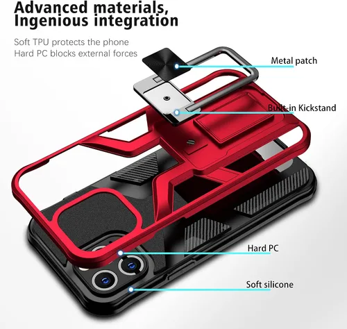 Vista 6 de Asuwish Compatible con iPhone 12 Pro Max 6.7, protector de pantalla de vidrio templado, soporte de anillo, soporte para teléfono iPhone 12promax 5G
