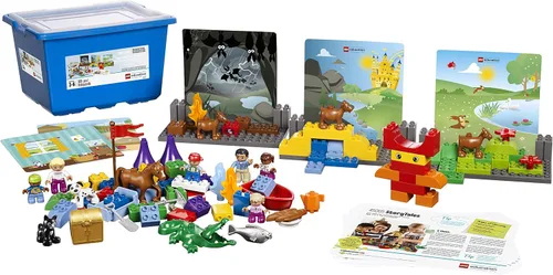 Vista 2 de LEGO StoryTales DUPLO Brick Set 45005, juguete educativo para el desarrollo del lenguaje para niñas y niños a partir de 3 años (109 piezas)