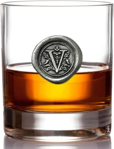 Vista 25 de English Pewter Company - Vaso de whisky antiguo de 11 onzas con inicial de monograma, regalos únicos para hombres, regalos personalizados con tu